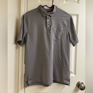 Nike Pro Golf PGA grey pocket collar shirt polo dri-fit tour performance